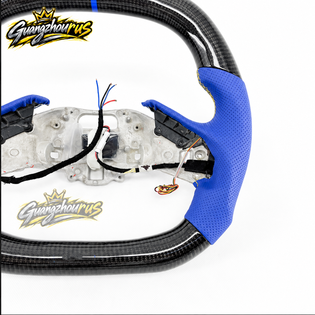 Custom Carbon Fiber LED Heated Steering Wheel for Chevrolet Corvette C8 2020+