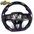 Custom Forged Carbon Fiber LED Steering Wheel for Dodge Charger & Challenger SRT (2015–2021) EMAIL US OR CHAT WITH US FOR ANY QUESTIONS!