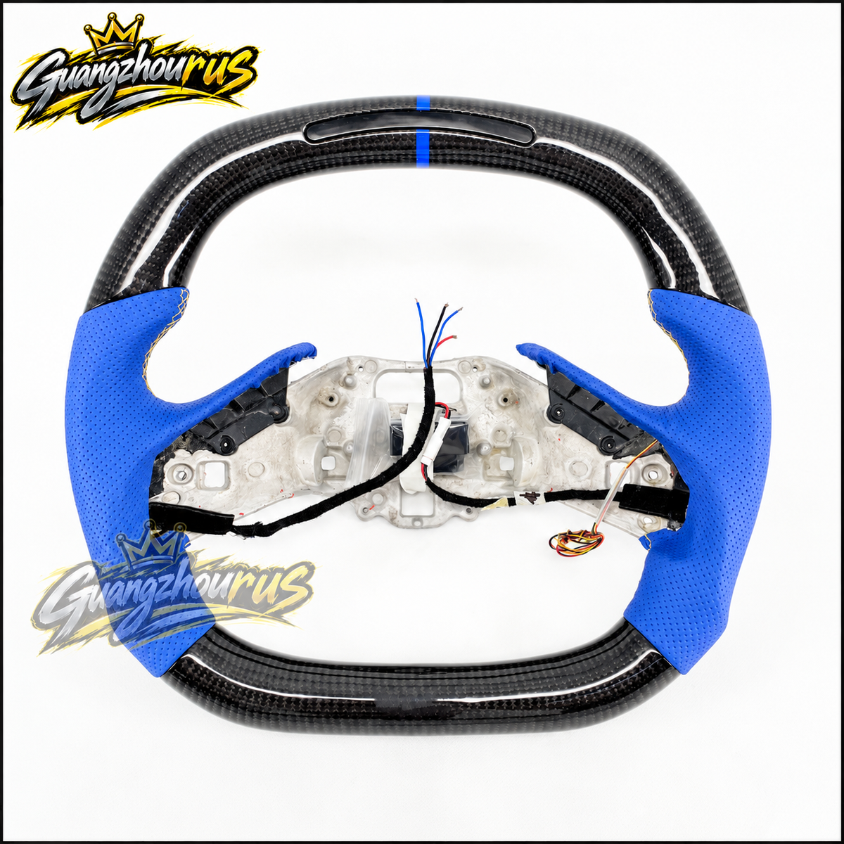 Custom Carbon Fiber LED Heated Steering Wheel for Chevrolet Corvette C8 2020+