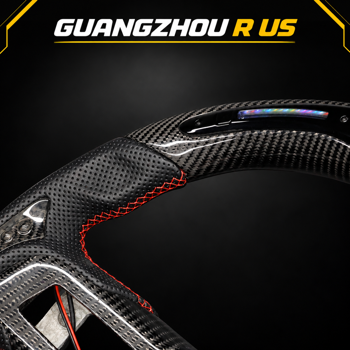 Guangzhou R us steering wheel led detail