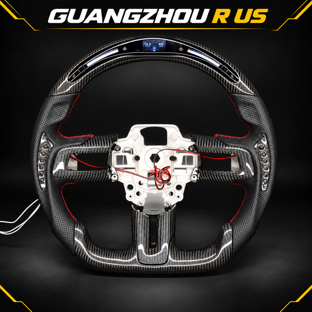 Guangzhou R us LED steering wheel, full front view