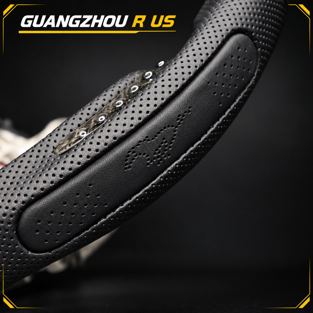 Guangzhou R us steering wheel perforated grip